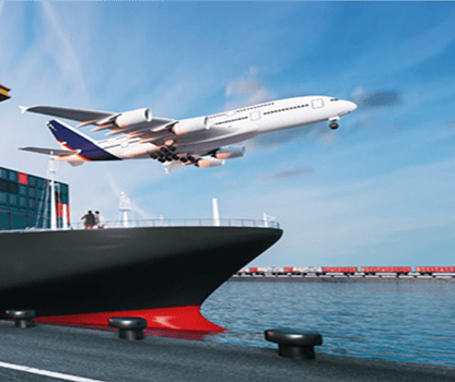 Airplane and Ship