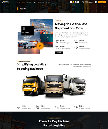 landing page