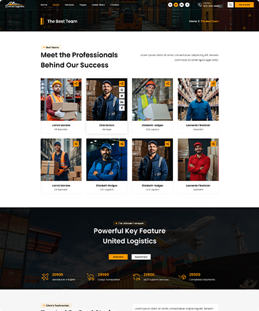 landing page