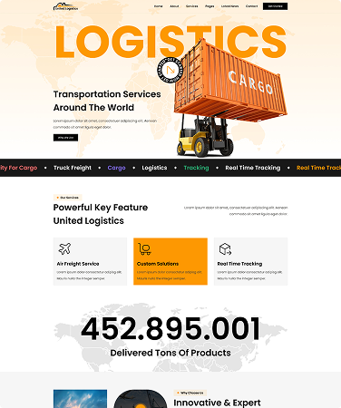 landing page