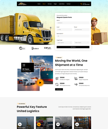 landing page