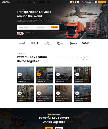 landing page