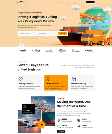 landing page